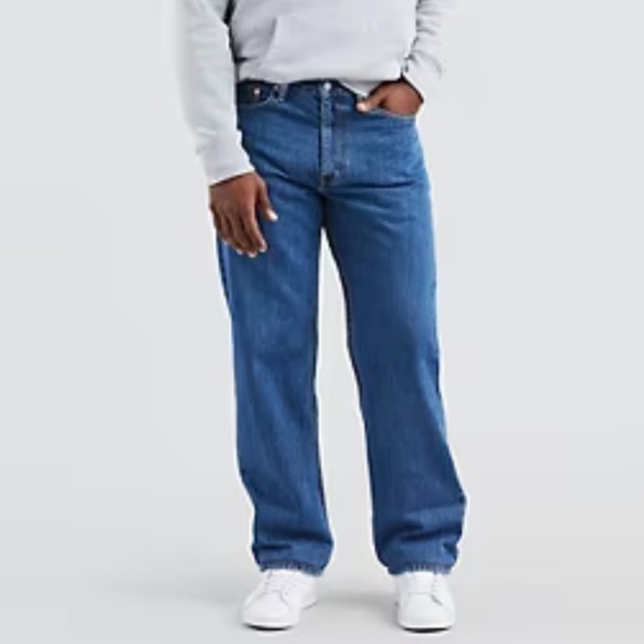 Levi’s 550 Men’s Relaxed Fit Blue Denim Jeans Size 48x29 Cotton Non-Stretch - Picture 1 of 10